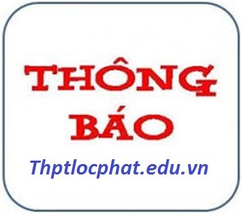 Thông báo THPT Lộc Phát